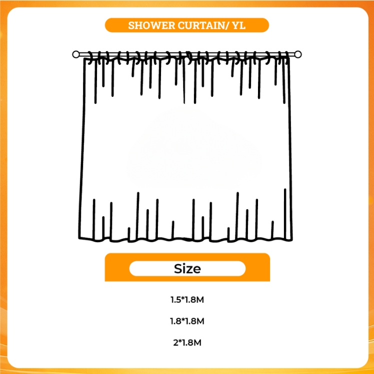 3D shower curtain - Cortis UK Shop
