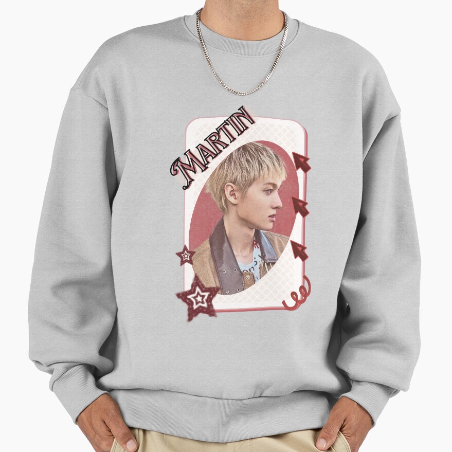 Cortis Martin Card Red Sweatshirt - Image 5