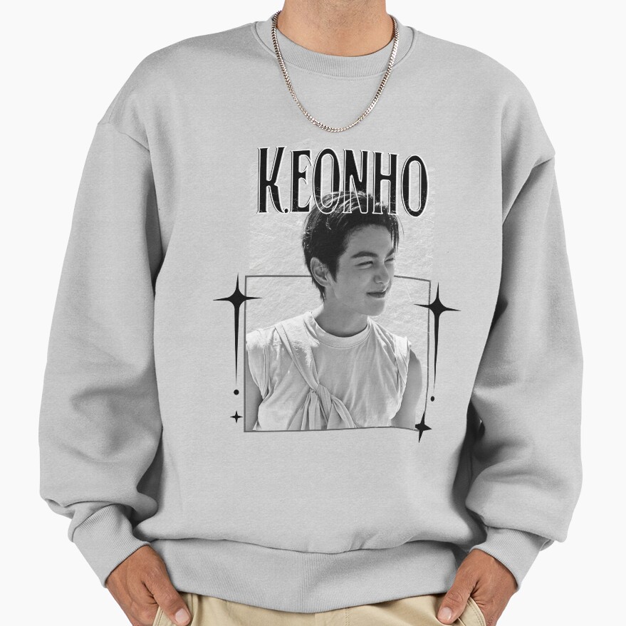 Cortis Keonho Kpop Boy Group Scrapbook Collage Cozy Y2k Vintage Design Sweatshirt - Image 4
