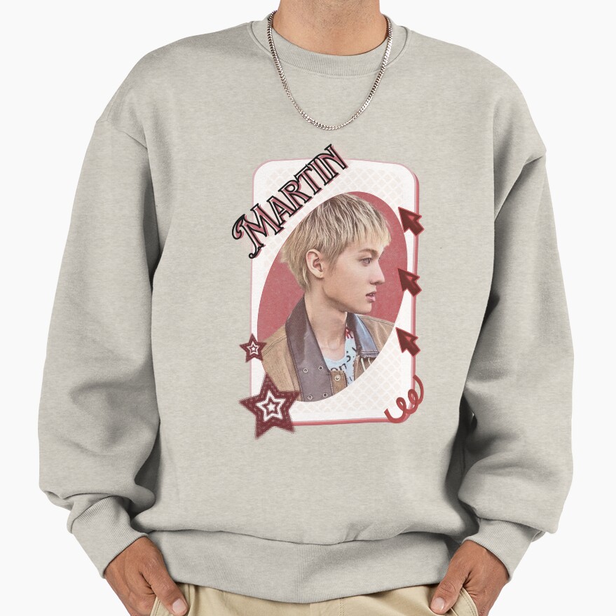 Cortis Martin Card Red Sweatshirt - Image 4