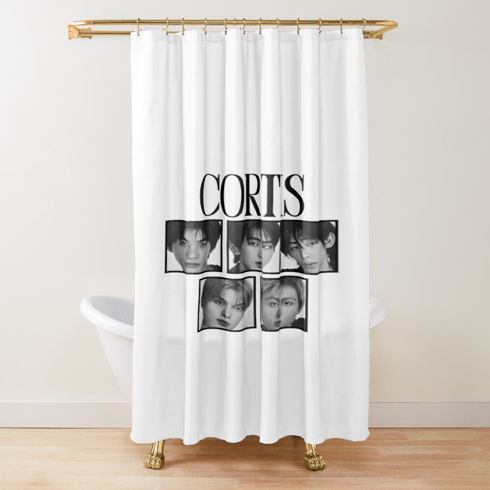 Cortis Square Full Group Shower Curtain