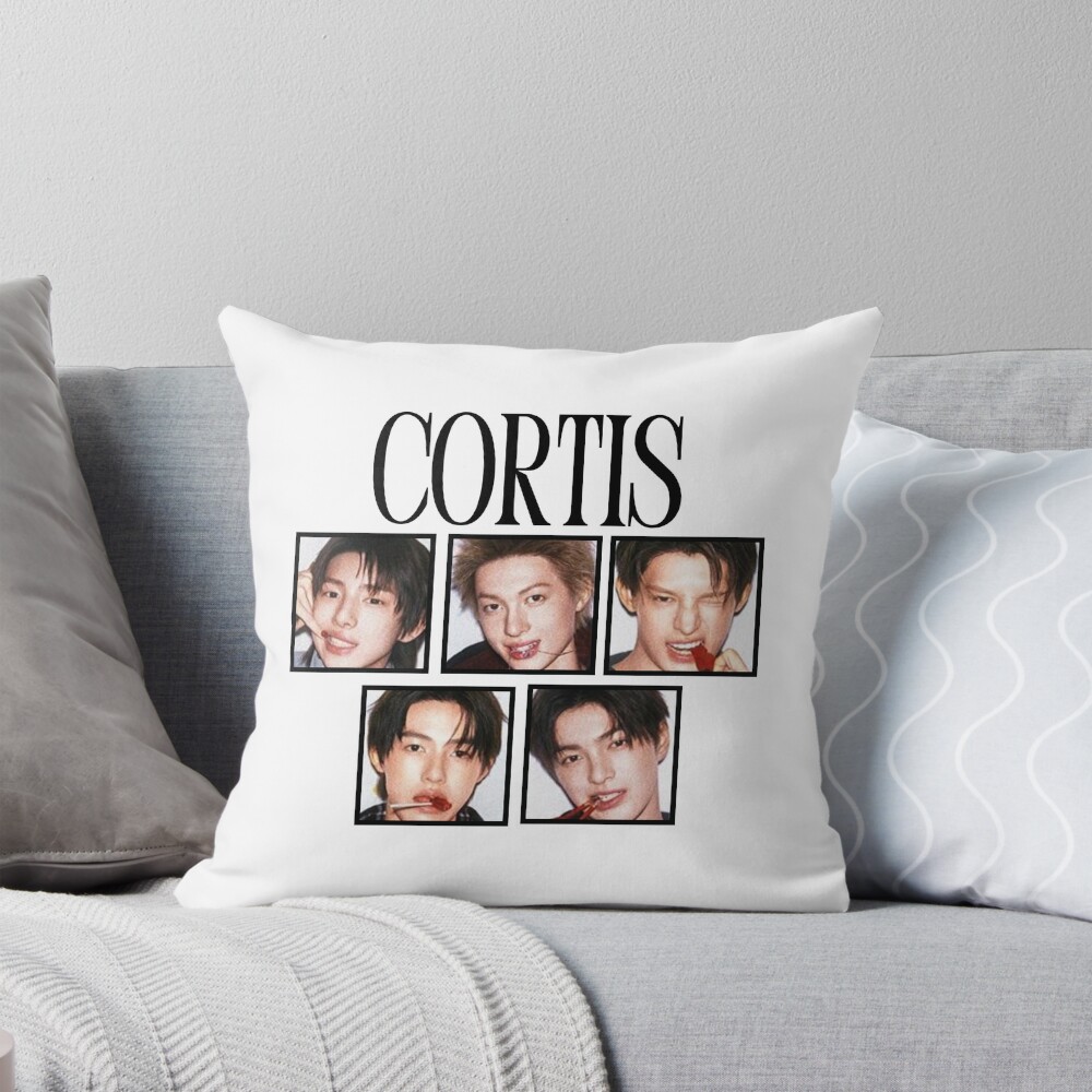 Cortis Eyes Full Group Throw Pillow
