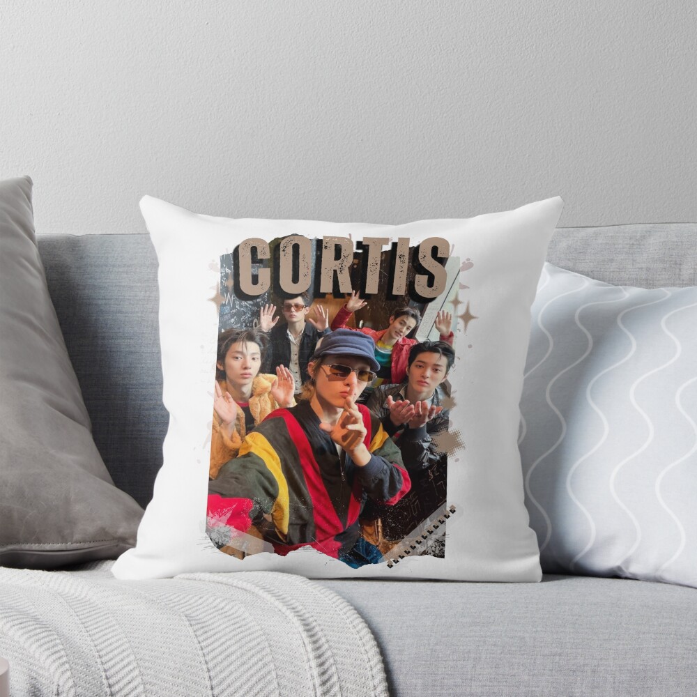 Cortis Cute Kpop Boy Group Throw Pillow